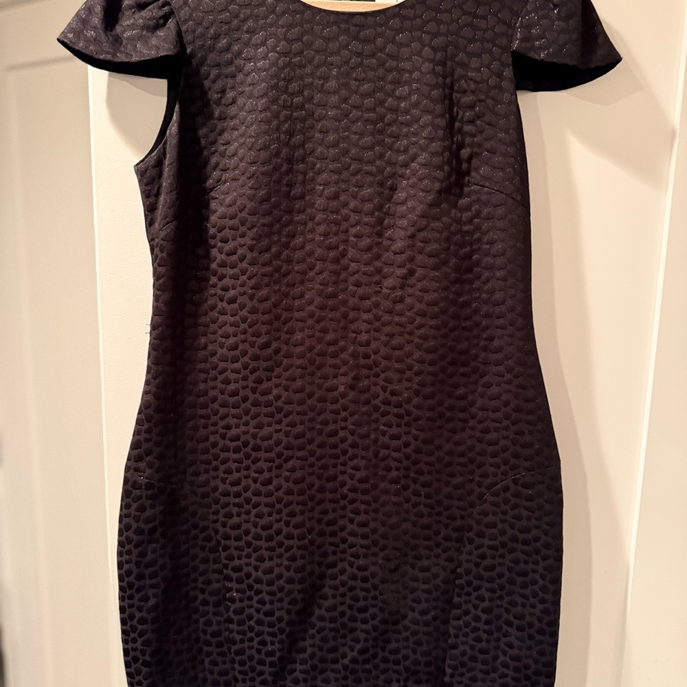 2B.Rych Black Textured Mini Dress